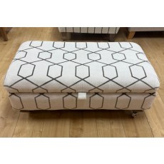 Clearance Alstons Fleming Storage Legged Ottoman