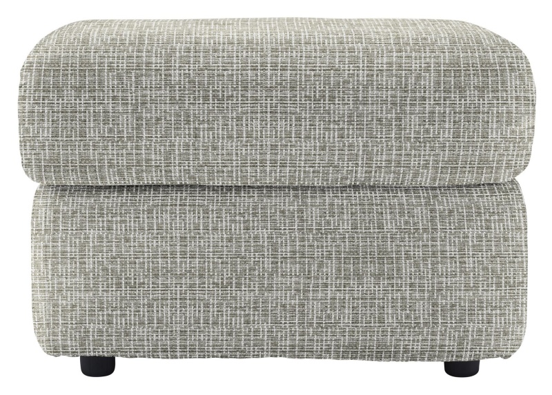 Chloe Footstool  B921 Waffle Smoke 