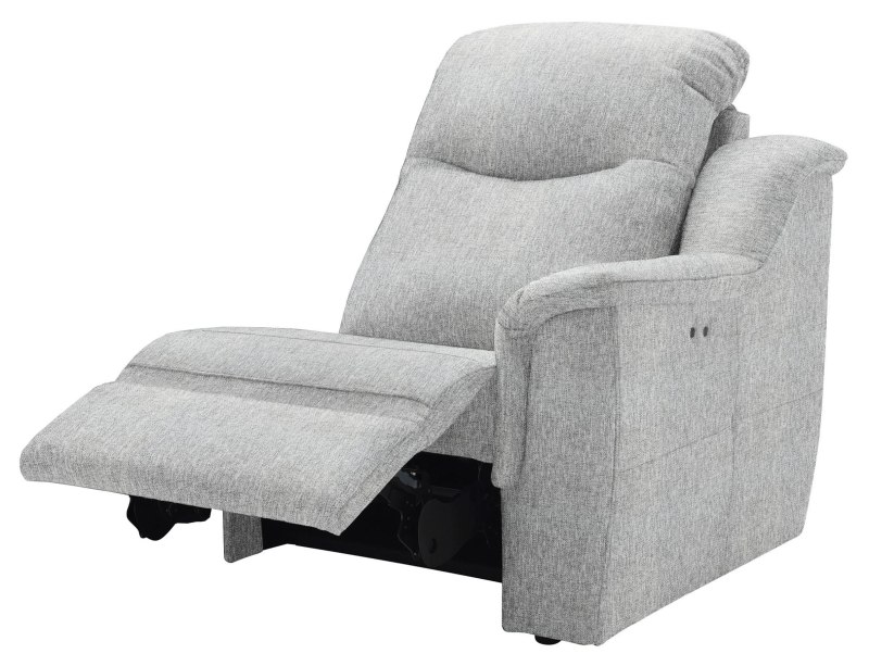 Firth Small RHF Power Recliner Unit   W085 Piero Silver