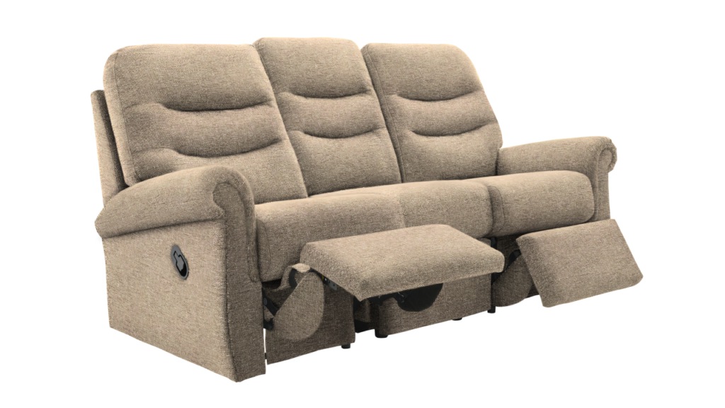 Holmes 3str Manual Recliner   A022 Dapple Sparrow