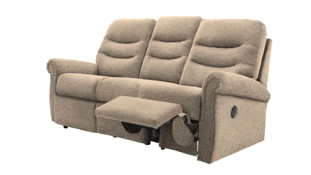 Holmes 3 Seater Single Power Recliner RHF