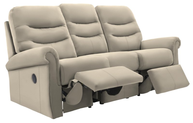 Holmes 3Str Double Power Recliner  L845 Camrbidge Putty