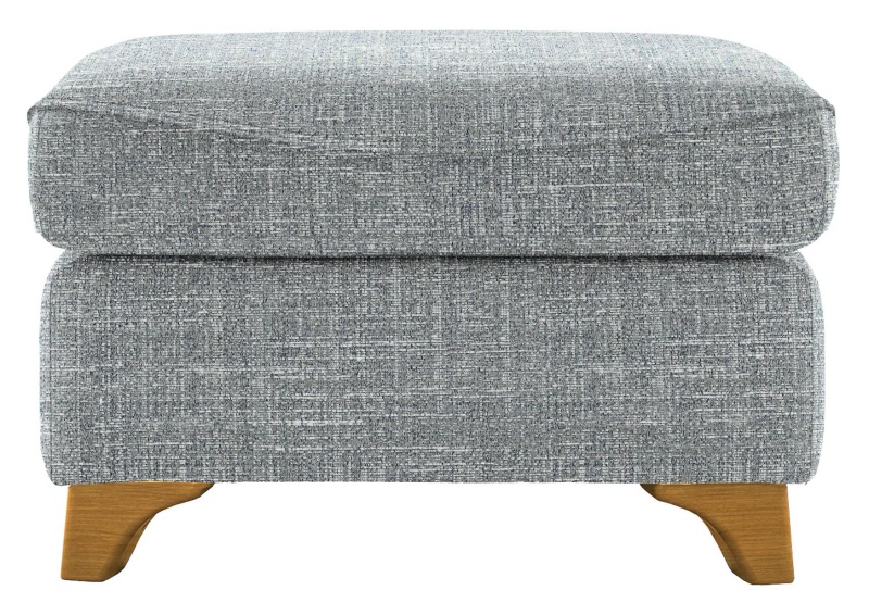 Jackson Footstool  B932 Beach Duck Egg