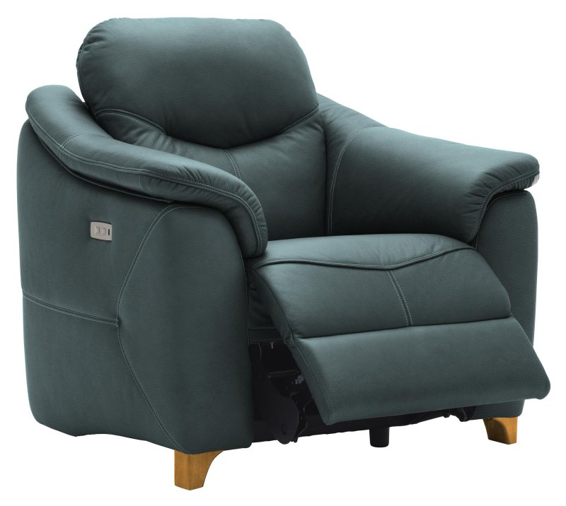 Jack Power Recliner Armchair  L852 Cambridge Petrol Blue