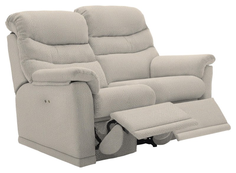 Malvern 2Str Sofa Double Power Recliner Sofa  B010 Nebular Pebble 
