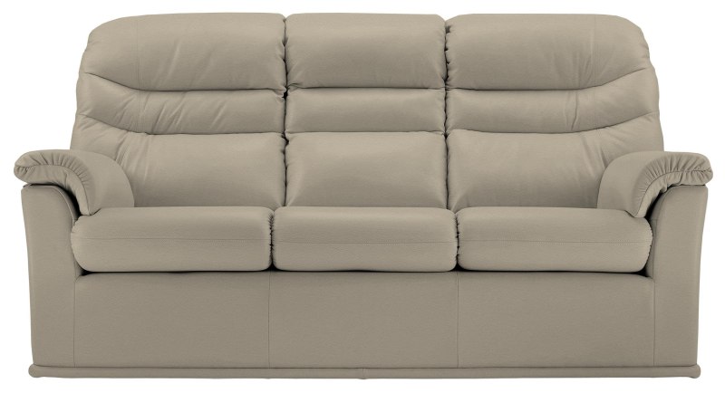 Malvern 3Str Sofa 3 Cushion  H001 Oxford Mushroom