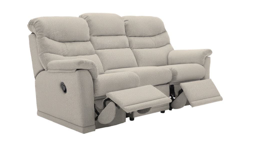 3str manual recliner  3 cushion 