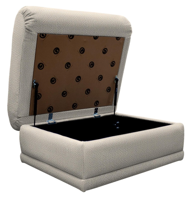 Malvern Storage Footstool  B010 Nebular Pebble