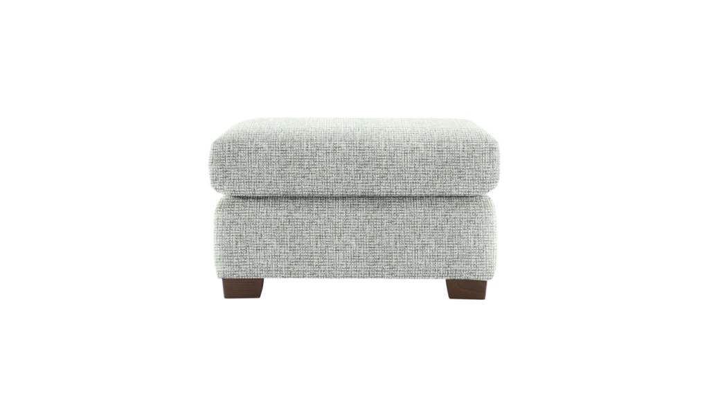 washington footstool with wooden feet