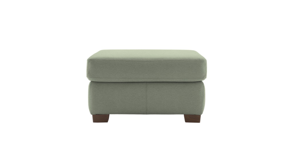 washington footstool with wooden feet