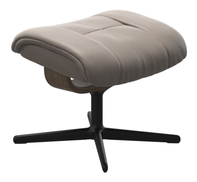 Cross base footstool