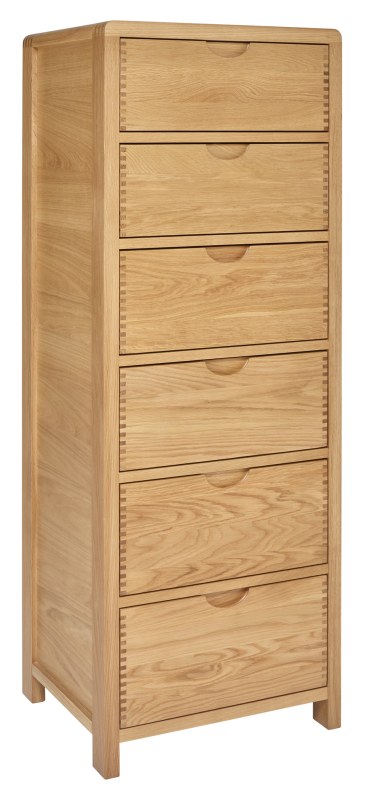 Bosco 1364 6drawertallchest CutoutAngle web