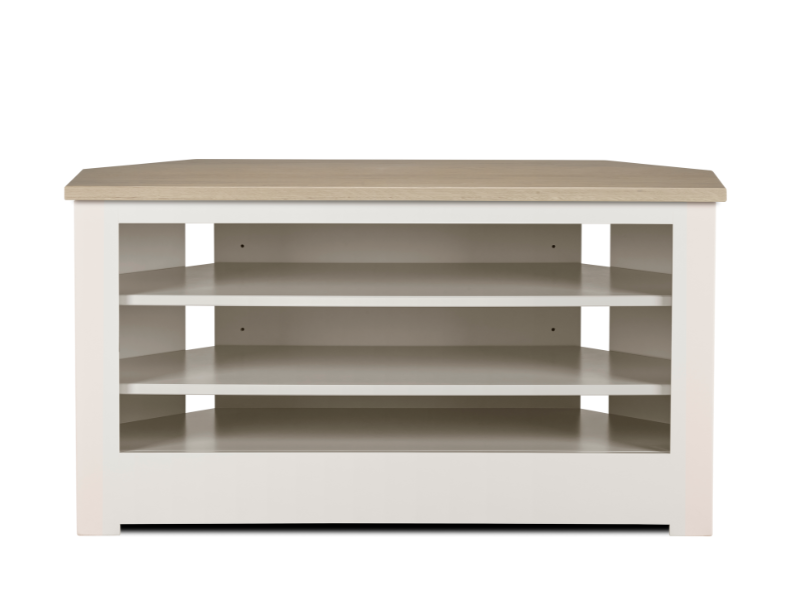 corner open shelf tv unit