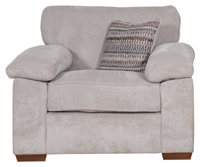 Dexter   Arm Chair   Front   Rich Fabric