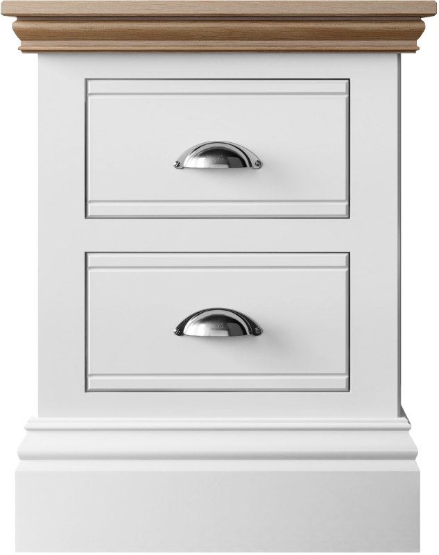 NEBS64   Small 2 Drawer Bedside