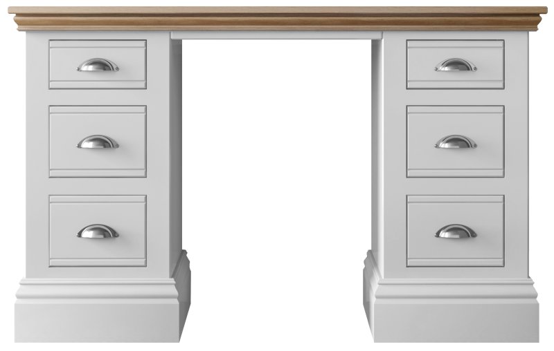 NEBD36   Double Ped Dressing Table