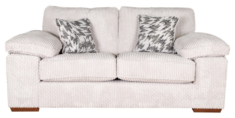 Lara   2 Seater Sofa   Front   Henman Stone  Otto Natural