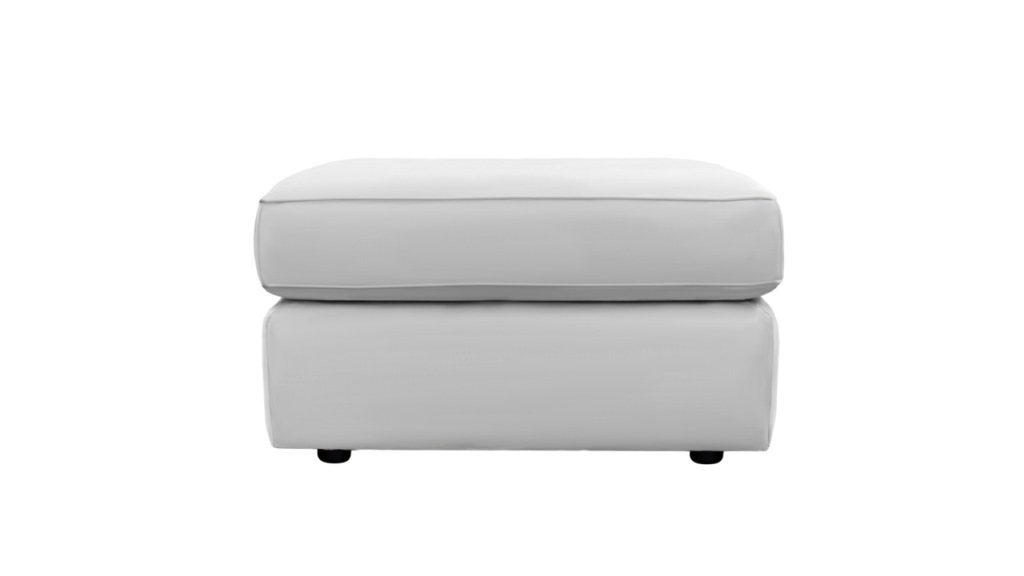 leather footstool