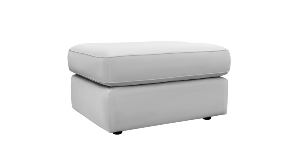 leather storage stool