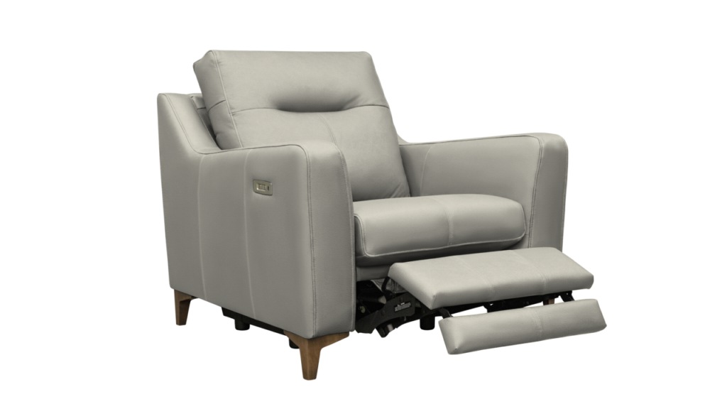 leather snuggler with power footrest