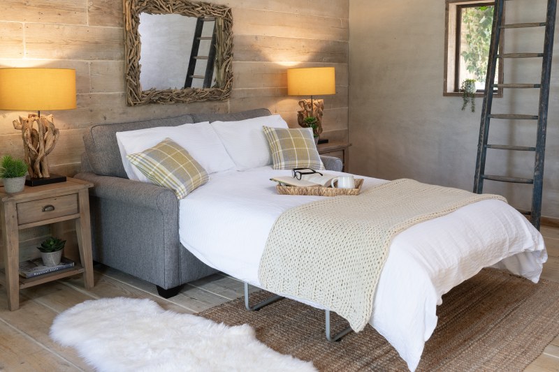 Alstons Poppy Sofa Bed Open in 4719