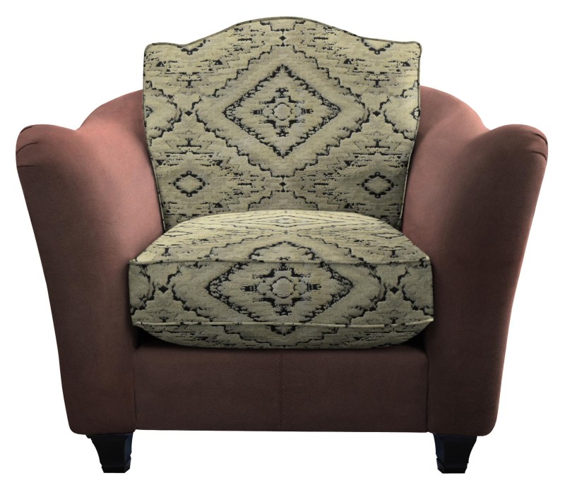Harriet Chair Hyams Moss and Revolution Chocolate