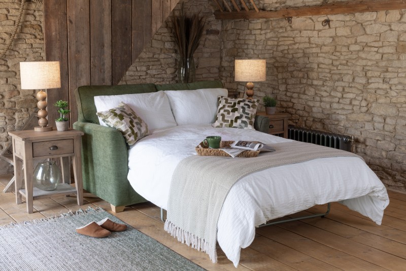 Alstons Reuben sofa bed open in 4820
