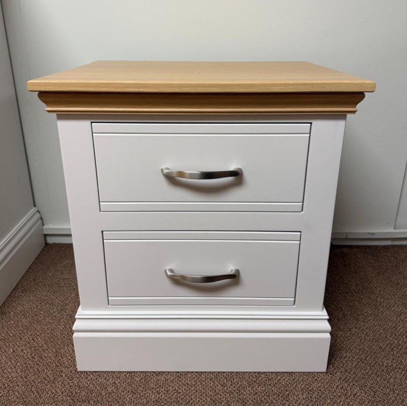 Hill   Hunter New England 2 Drawer Bedside