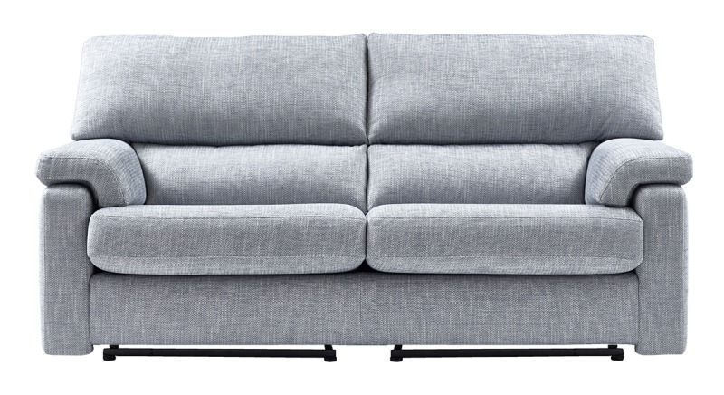 Hemingway 3 Seater Blue Recliner Compressed