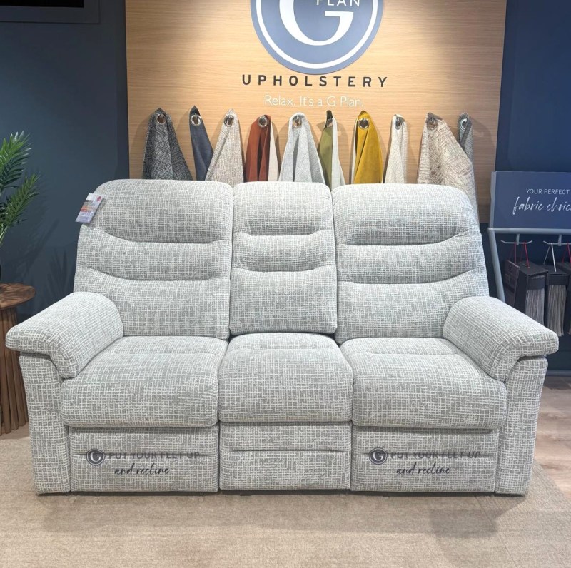 G Plan Ledbury 3 Seater Power Sofa with Headrest and Lumbar