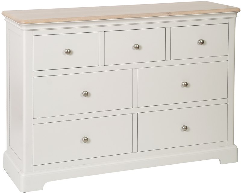 LYD006 3 Over 4 Chest Painted Grey Mist 1