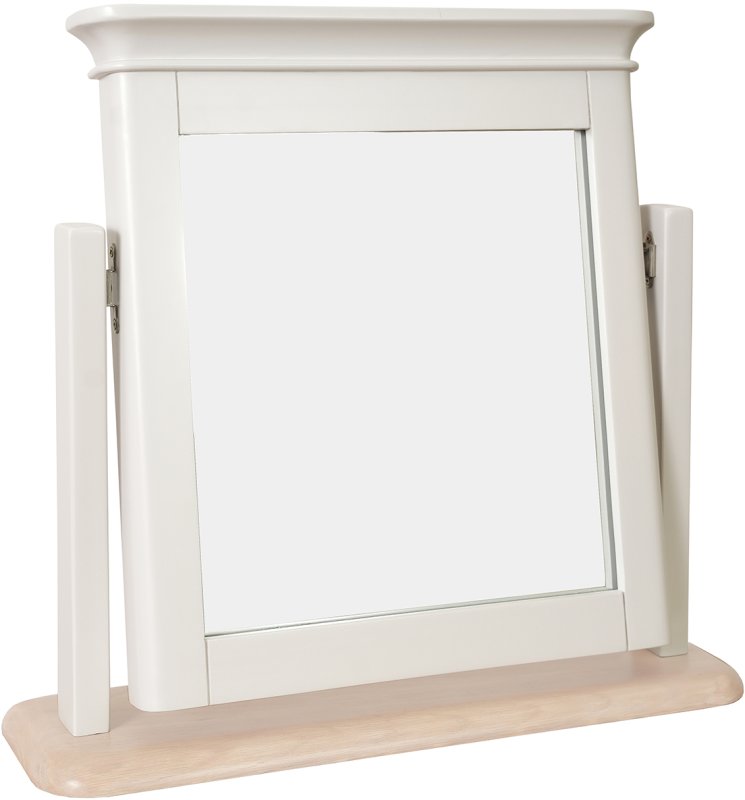 LYD023 Dressing Table Mirror Painted Grey Mist 1