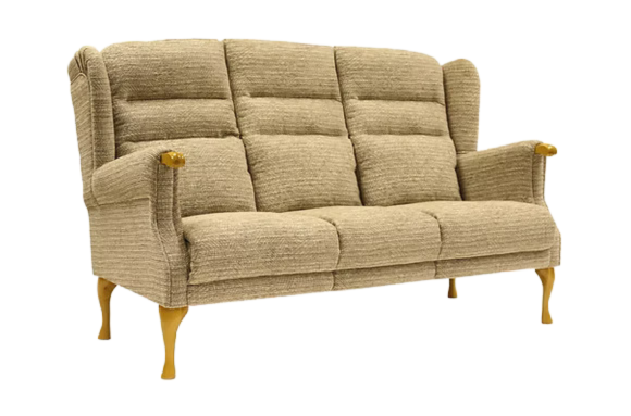 Berkeley Queen Anne 3 Seater Sofa cropped