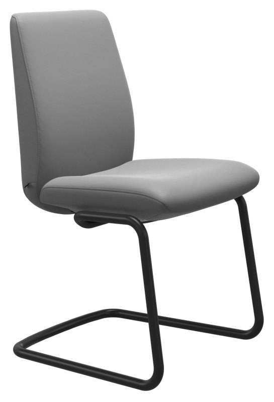 Stressless Quickship Laurel D400 in Batick Wild Dove with Black Metal 2