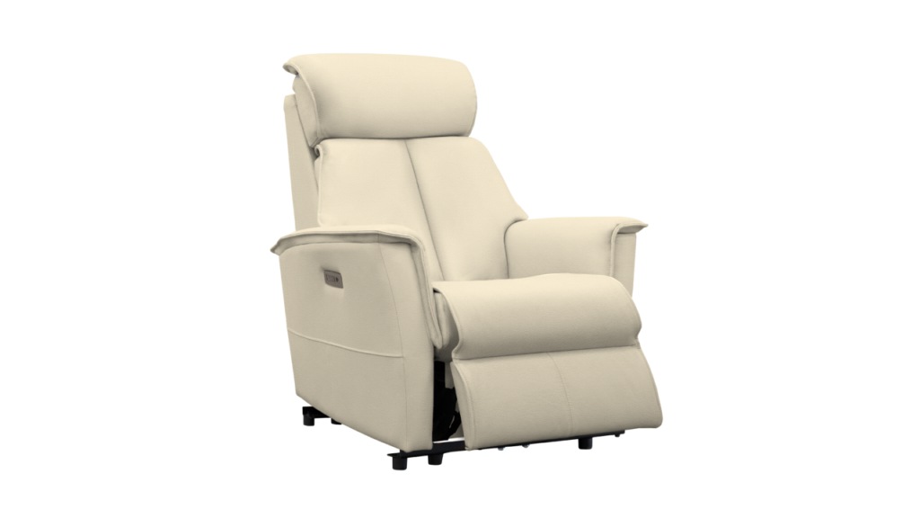G Plan Kelson Leather Electric Recliner Chair Cambridge Stone