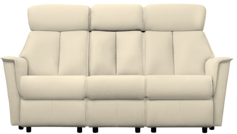G Plan Kelson Leather 3 Seater Sofa Cambridge Stone