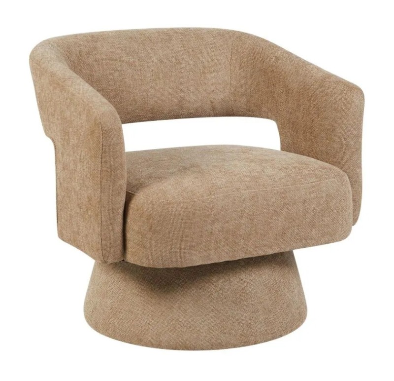 1781783519Orla Swivel Accent Chair Curved Back Oatmeal Fabric 02