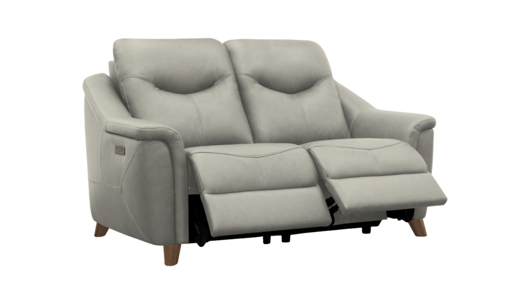 G Plan Olivia Small Double Power Recliner Sofa   Husk Alabaster