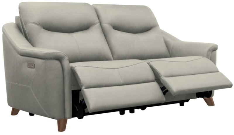 G Plan Olivia Large Double Power Recliner Sofa Husk Alabaster