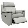 Ellis Manual Recliner Armchair   Stingray Charcoal
