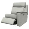 Ellis Small RHF Power Recliner Unit with Headrest and Lumbar   Stringray Charcoal