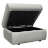 Ellis Stroage Footstool   Stingray Charcoal