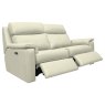 Ellis 3str Power Recliner Sofa with USB   Cambridge Chalk