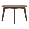 Bordeaux Round Dining Table   Walnut