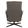 Stressless Mayfair Cross Base   Paloma Dark Mushroom with Smoked Oak and Black 3