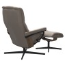 Stressless Mayfair Cross Base   Paloma Dark Mushroom with Smoked Oak and Black 4
