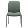 Bay  L  Low Back D100 without Arms   Paloma Sage Green with Natural Oak