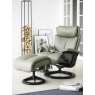 Stressless Magic Signature Base Chair in Paloma Shadow Green