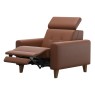A1 Power Chair   Paloma New Cognac  wooden cone leg   teak stain 2