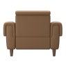 A3 Power Chair   Paloma Taupe   wooden cone angled leg   walnut 4